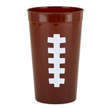 Football Laces Design Acrylic Stadium Cups (Set of 48)