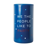 Americana Stars 'We the People Like To Party' Design Can Coolers (Set of 4