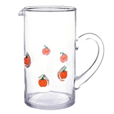 Festive Pumpkins "Icon" Motif 48oz Glass Pitchers (Set of 4)