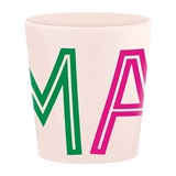 Bold MAHJONG Graphic Blush-Pink Frost-Flex 2oz Shot Cups (Set of 60)