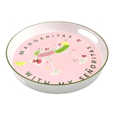 "Margaritas with My Senoritas" Design Melamine Bar Trays (Set of 3)