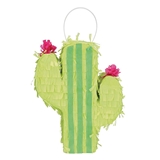 Desert Chic Cactus-Shaped Petite Pinatas with Sturdy Hanging Loops (Set of 6)