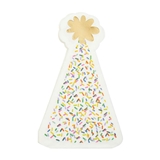 Party Hat-Shaped 'Sprinkle Birthday' Design Lunch Napkins (Set of 240)