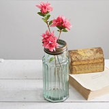 CTW Home Collection Recycled Glass Jar with 'Flower Frog' Lid