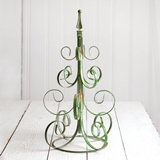 CTW Home Collection Scrolled Branches Metal Christmas Tree in Green