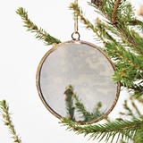 CTW Home Collection Antiqued Mercury Glass Circle Ornaments (Box of 2)