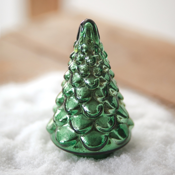 CTW Home Collection Retro Green Mercury Glass Christmas Tree