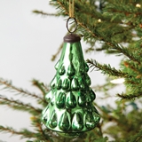CTW Home Collection Mercury Glass Christmas Tree Ornament (Box of 4)