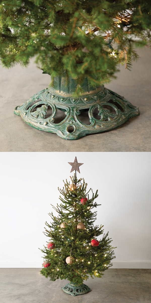 CTW Home Collection Vintage-Look Art Nouveau Christmas Tree Stand