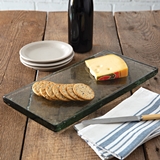 CTW Home Collection Blocked Glass Cheese Serving Board