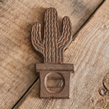 CTW Home Collection Cast-Iron Cactus-Shaped Bottle Openers (Box of 2)