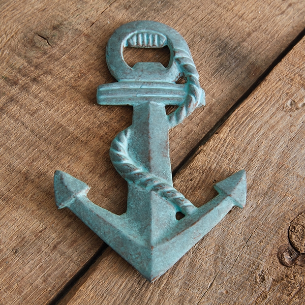 CTW Home Collection Verdigris Anchor-Shaped Bottle Openers (Box of 2)