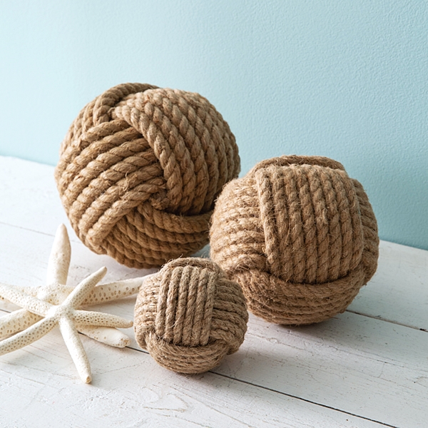 CTW Home Nautical Rope Balls - Set of 3