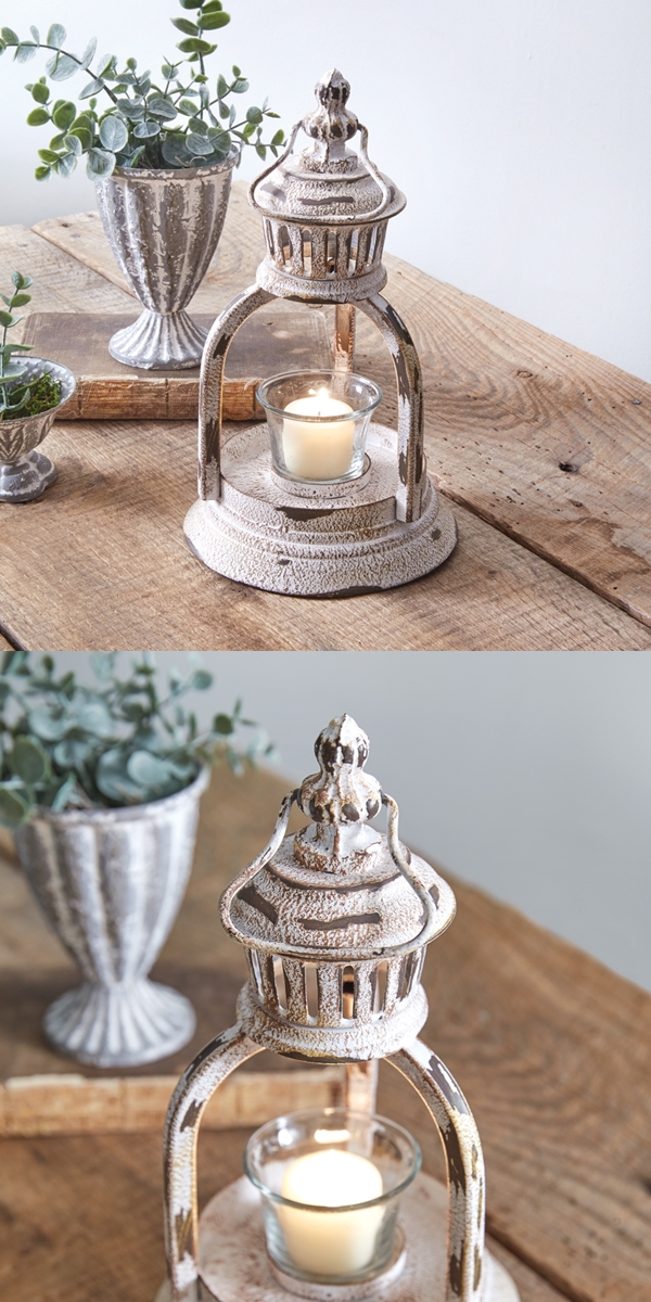 CTW Home Collection Vintage-Look Norfolk Votive Candle Holder Lantern