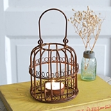 CTW Home Collection Vintage-Look Birdcage Tea Light Holders (Box of 2)