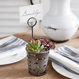 CTW Home Collection Metal Olive Bin Place Card Holders (Box of 4)