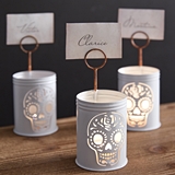CTW Home Collection Sugar Skull Luminary Place Card Holders (Box of 4)