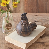 CTW Home Collection Rustic Mini Tabletop Cast-Iron Rooster Figurine