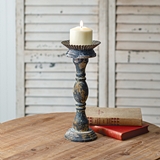 CTW Home Collection Vintage-Look Large Distressed Candle Stand