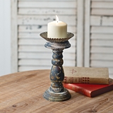 CTW Home Collection Vintage-Look Small Distressed Candle Stand