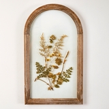 CTW Home Collection Brown Arched Wood-Frame Botanical Wall Decor