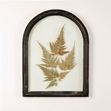 CTW Home Collection Black Arched Wood-Frame Botanical Wall Decor