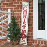 CTW Home Collection Painted-Wood 'Merry Christmas' Porch Sign