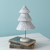 CTW Home Collection Medium-Sized Alba Winter Wonderland Tabletop Tree