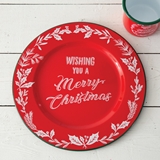CTW Home Collection 'Wishing You A Merry Christmas' Enameled Charger