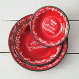 CTW Home Collection Wishing You a Merry Christmas Enameled Dishes (3)