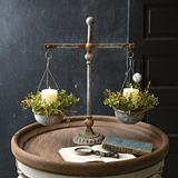 CTW Home Collection Farmhouse Denim Selection Decorative Balance Scale