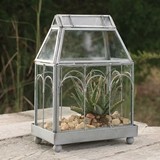 CTW Home Collection Archway Decorative Miniature Glass Terrarium