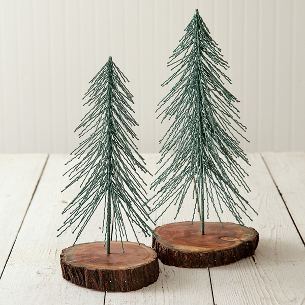 CTW Home Collection Large and Medium Woodland Christmas Trees