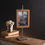 CTW Home Collection Gallery Easel Antique Brass 5x7 Photo Frame