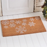 CTW Home Collection Colorfast Snowflakes Patterned Doormat