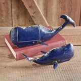 CTW Home Collection Set of Two Recycled Metal Whale Sculptures
