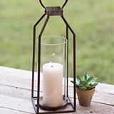 CTW Home Collection Large Greenville Pillar Candle Lantern