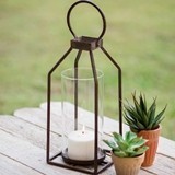 CTW Home Collection Small Greenville Pillar Candle Lantern
