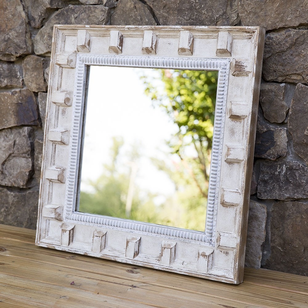 Ctw Home Collection The Churchill Carved Wood Frame Wall Mirror