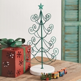 CTW Home Collection Spiral Metal Christmas Tree with Tabletop Stand
