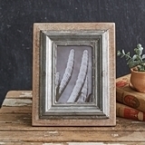 CTW Home Collection Distressed-Wood 4x6 Rustic Farmhouse Photo Frame