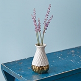 CTW Home Collection Gold-Dipped Ceramic Miniature Bouquet Vase