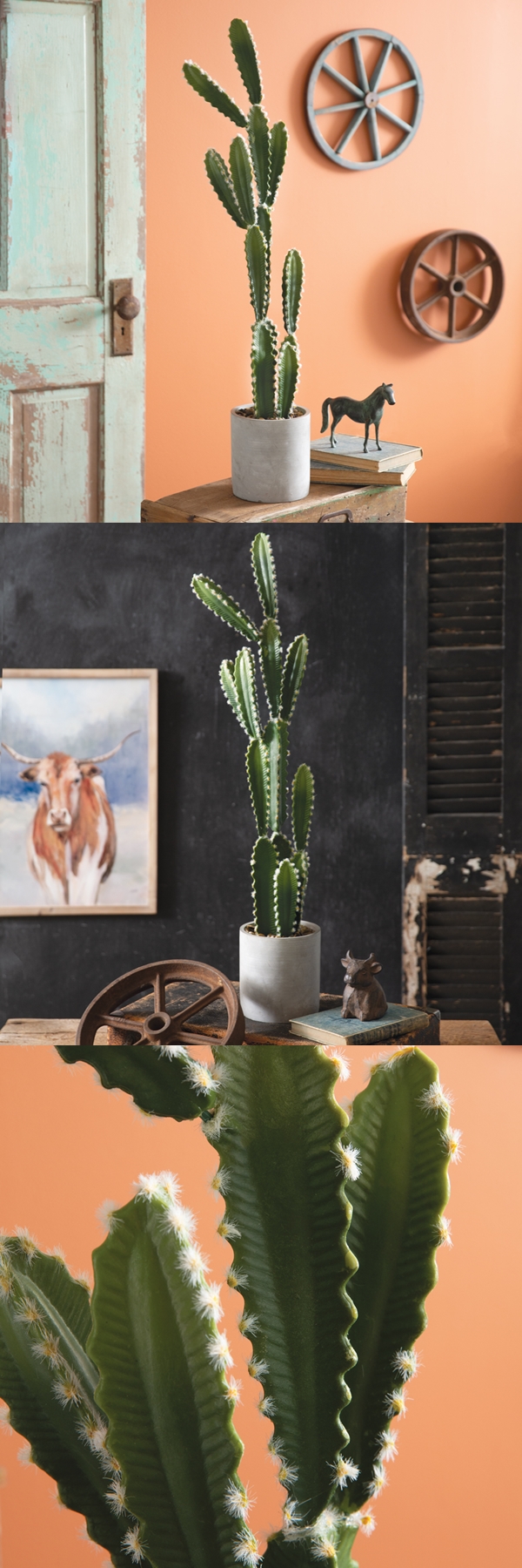 CTW Home Collection Artificial Saguaro "Cowboy" Cactus