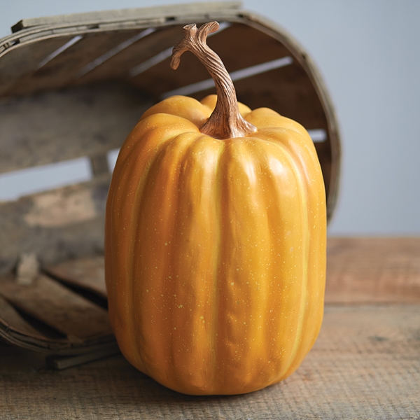 CTW Home Collection Harvest Time Resin Pumpkin