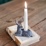 CTW Home Collection Kneeling Reindeer Taper Candle Holder