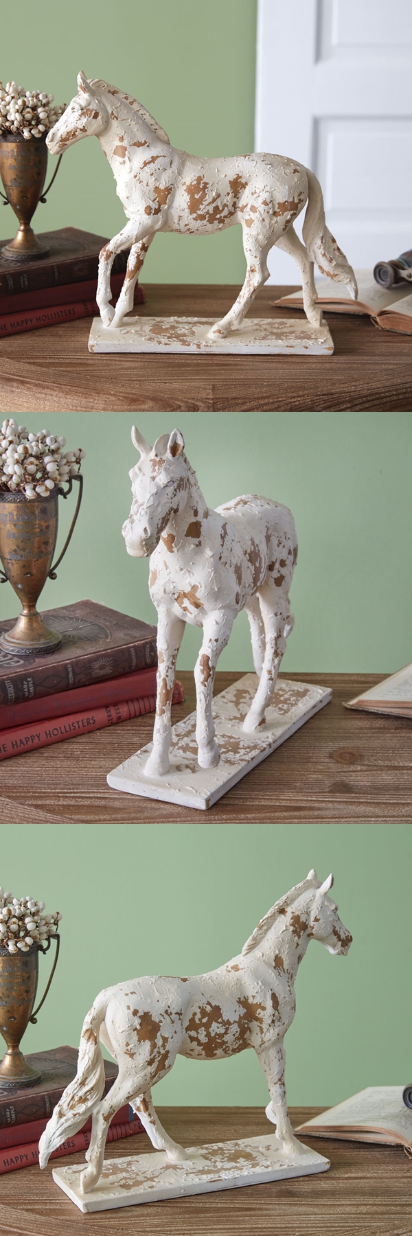 CTW Home Collection Majestic Roman Empire Horse Statue with Stand