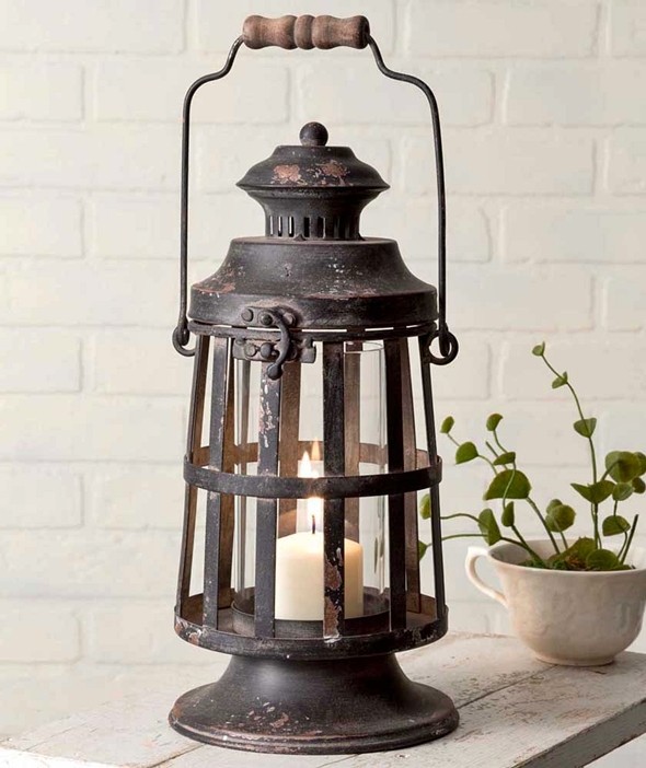 CTW Home Collection Lighthouse-Inspired Curtis Island Candle Lantern