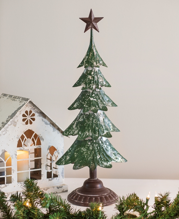 CTW Home Collection Metal Christmas Tree with Star