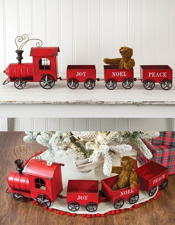 CTW Home Collection Decorative 'Joy, Noel, Peace' Holiday Train