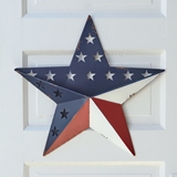 CTW Home Collection Americana Metal Star-Shaped Wall Pocket